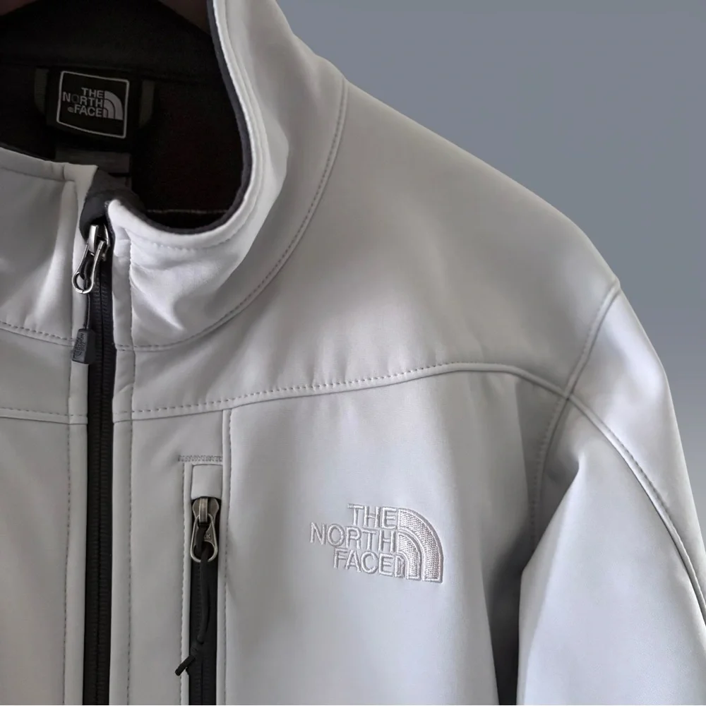 THE NORTH FACE AL5C Apex Bionic 3 Soft Shell Men’s Jacket | Silver Gray | Large - Picture 3 of 10